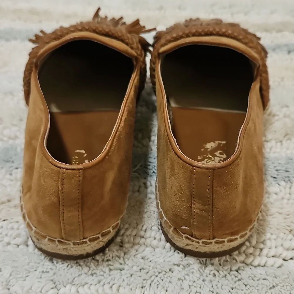 Michael Kors Brown‎ Espadrille Tassel Loafers Size 8